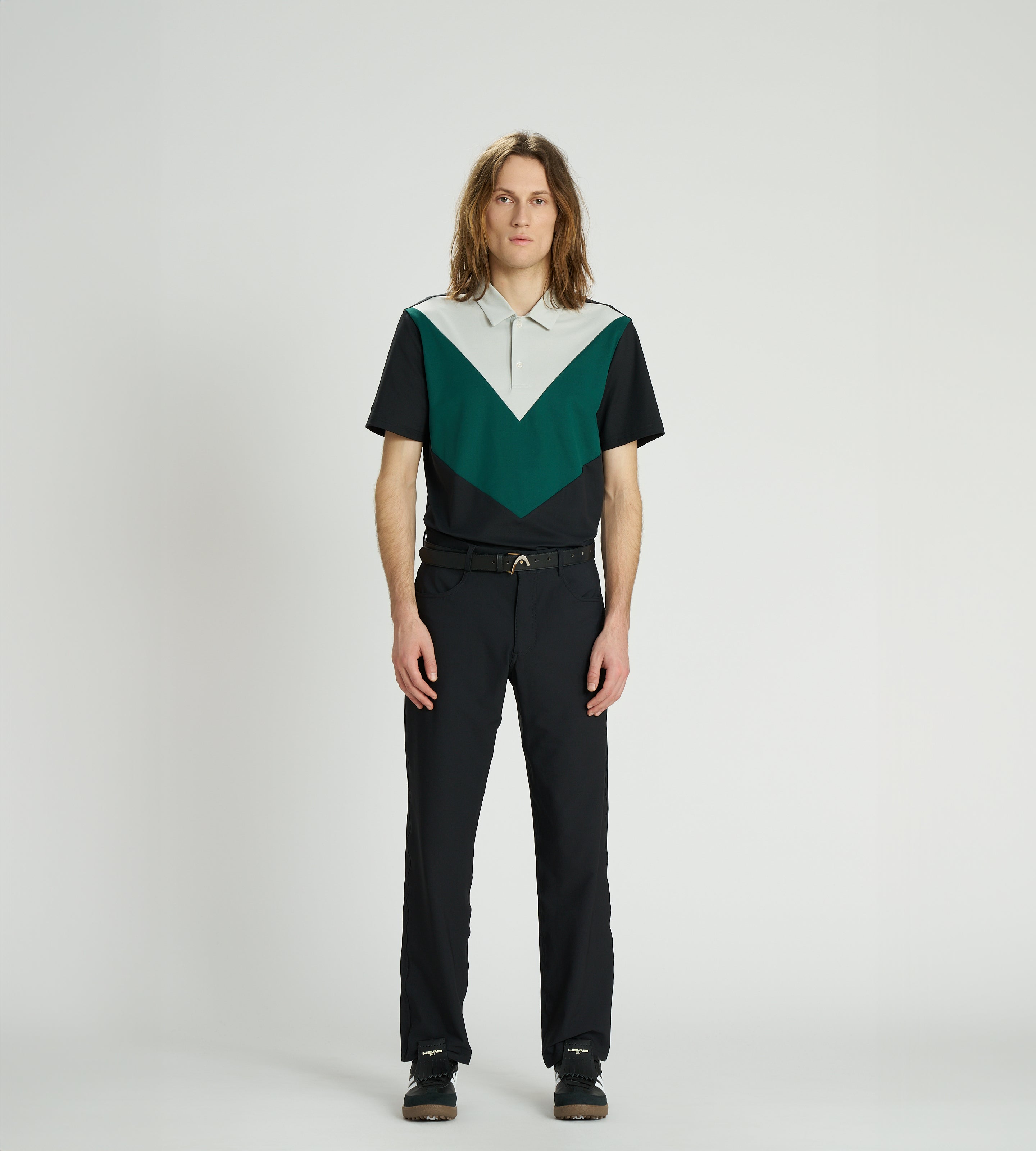 Color Block Polo